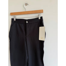 Load image into Gallery viewer, Lululemon City Trek II 28" Mid Rise Flat Front Casual Trouser Pants Black 4 NWT
