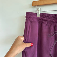 Load image into Gallery viewer, Kit And Ace High Rise Drawcord Waist Jogger Pants Purple XL
