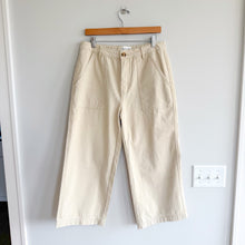 Load image into Gallery viewer, Solai The Label Cotton High Rise Wide Leg Pants Cream L
