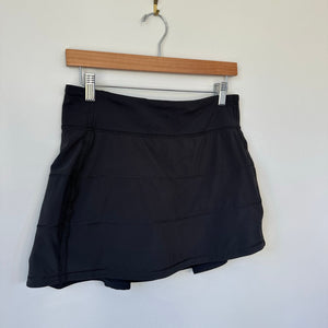Lululemon Pace Rival Mid-Rise Skirt Black 6