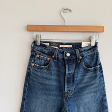 Load image into Gallery viewer, Levi's Ribcage Straight Ankle Denim High Rise Jeans Blue 23 NWT
