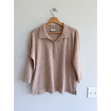 Load image into Gallery viewer, Tuckernuck Clayton Long Sleeve Collared Knit Casual Sweater Brown XS
