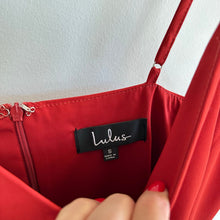 Load image into Gallery viewer, Lulus Reinette Rust Red Midi Dress S
