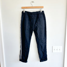 Load image into Gallery viewer, Gigi Moda Tie Pant Embroidered Studded Mid Rise Pants Black One Size NWT
