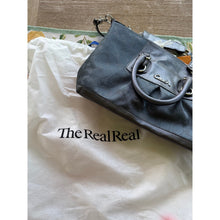 Load image into Gallery viewer, Coach Ashley Signature Sateen Dual Handle Leather Trim Shoulder Bag

