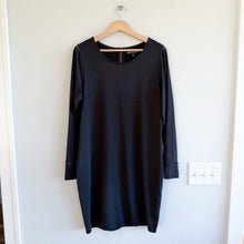 Load image into Gallery viewer, Athleta Industry Weekend Merino Wool Blend Long Sleeve Dress Black L
