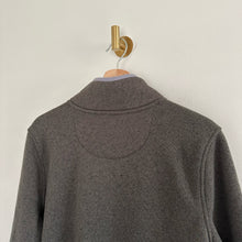 Load image into Gallery viewer, Peyton Jensen Button Front Safari Military Jacket Olive Green S
