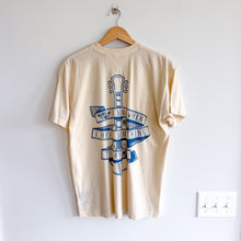 Load image into Gallery viewer, Aviator Nation Hunger Games Crew Tee Shirt Vintage White L
