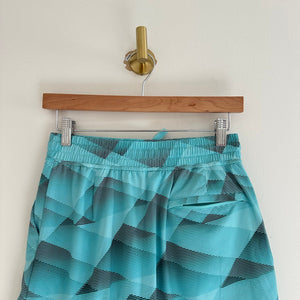 Slazenger Geometric Print Mid Rise Activewear Golf Skort Turquoise XS