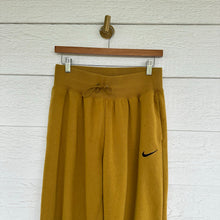 Load image into Gallery viewer, Nike Cotton Fleece Drawstring Waist Jogger Sweatpants Yellow
