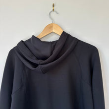 Load image into Gallery viewer, Spanx Air Essentials Pocket Crewneck Hoodie Very Black M NWT
