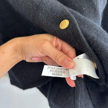 Load image into Gallery viewer, Vineyard Vines Plush Cardigan Wool-Cashmere Blend Button Front Sweater Black M
