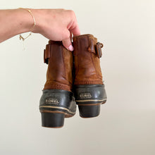 Load image into Gallery viewer, Sorel Fancy Lace II Waterproof Winter Ankle Boots Brown/Black 5
