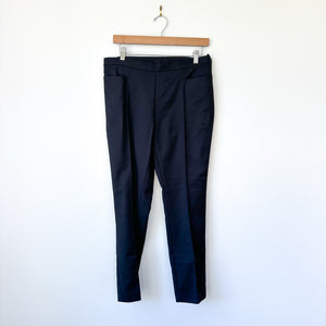 AKRIS Punto Franca Mid-Rise Cropped Pants Black 8