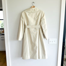 Load image into Gallery viewer, Vintage Aquanala Sara Fredericks Wool Lined Double Breasted Belted Trench Coat L
