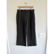 Load image into Gallery viewer, Staud Knack Seamed High Rise Flared Leg Casual Pants Gray L NWT
