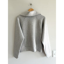 Load image into Gallery viewer, Spanx AirEssentials Half Zip Pullover Sweatshirt Gray L

