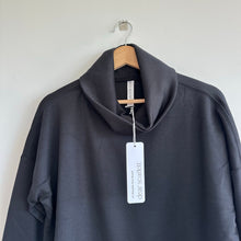 Load image into Gallery viewer, Dear Scarlett Jet Set Vienna Cowl Neck Long Sleeve Pullover Black L NWT
