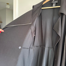 Load image into Gallery viewer, Frank Lyman Asymmetrical Zip Up Draped Collared Jacket Black 18
