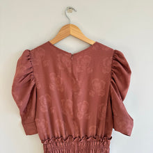 Load image into Gallery viewer, Current Air x Anthropologie Castille Wide Leg Jacquard Floral Jumpsuit Pink XS
