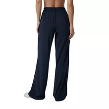Load image into Gallery viewer, Vuori Villa High Rise Pleated Front Wide Leg Trouser Pants Black L VW4086

