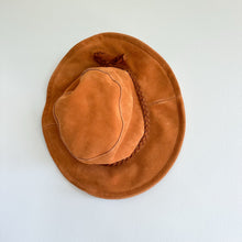 Load image into Gallery viewer, Free People Tennessee Suede Floppy Bucket Hat Brown One Size
