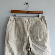 Load image into Gallery viewer, Solai The Label Cotton High Rise Wide Leg Pants Cream L

