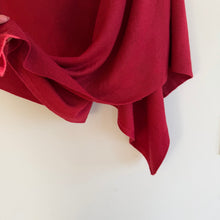 Load image into Gallery viewer, Kerisma Eden II Wool Blend Poncho in Berry Red OS
