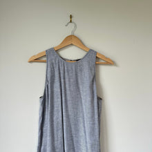 Load image into Gallery viewer, Theory Adlerdale Linen Blend Sleeveless Mini Dress in Tierra Wash 6
