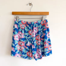 Load image into Gallery viewer, Chubbies Floral Pull On Shorts Hoodie Pullover Set Blue Multi S
