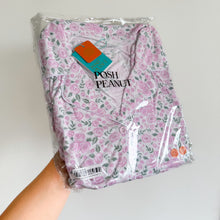 Load image into Gallery viewer, Posh Peanut Annabeth Floral Print Luxe Pajama Shirt Pink L NWT
