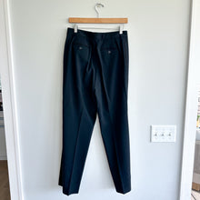 Load image into Gallery viewer, Dolce &amp; Gabbana Straight Leg Wool Blend Trouser Pants Black 46
