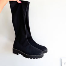 Load image into Gallery viewer, Paul Green Pull On Knee High Casual Platform Boots Black 7 NWT
