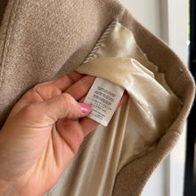Load image into Gallery viewer, J. Crew Italian Wool Zip Up Mid Length Cocoon Coat Sandstone Tan 2
