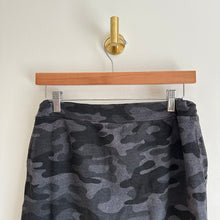 Load image into Gallery viewer, Sundry Camo Print Drawcord Mid Rise Waist Mini Skirt Gray 0
