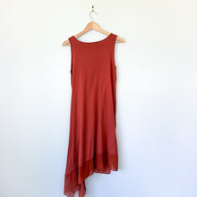 Load image into Gallery viewer, Philosophy Cotton Asymmetrical Dress Rust M
