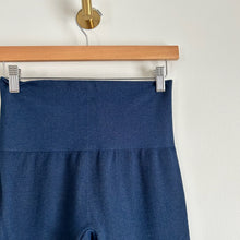 Load image into Gallery viewer, High Waist Leggings Activewear Blue One Size

