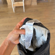 Load image into Gallery viewer, Levi's 501 Original Distressed Hem Button Fly Denim Cut Off Shorts Black 33
