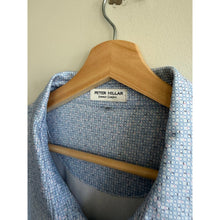 Load image into Gallery viewer, Peter Millar Summer Comfort Geometric Short Sleeve Polo Shirt Blue XL
