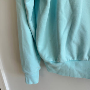 G/FORE "Pray for Birdies" French Terry 1/4 Zip Pullover Blue XS
