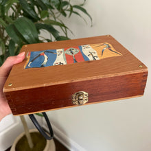 Load image into Gallery viewer, Sancho Panza Wood Cigar Box With Leather Strap Brown
