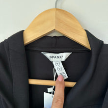 Load image into Gallery viewer, Spanx Air Essentials Pocket Crewneck Hoodie Very Black M NWT
