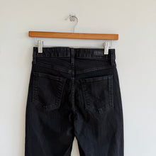 Load image into Gallery viewer, LE JEAN Lara Denim High Rise Slim Straight Leg Jeans Black 25
