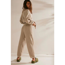 Load image into Gallery viewer, FP BEACH Hailee Knit Button Front Oversized Casual Cardigan Set Brown S
