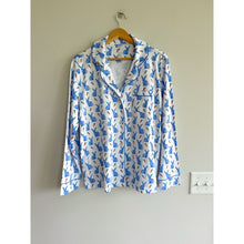 Load image into Gallery viewer, Roller Rabbit Romy The Rabbit Livy Pajama Shorts Set Blue L NWT
