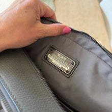 Load image into Gallery viewer, Tumi Landon Alcott Fine Pebbled Leather Backpack in Gray
