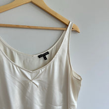 Load image into Gallery viewer, Eileen Fisher Silk Blend V-Neck Tank Top Cream XL
