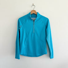 Load image into Gallery viewer, Pebble Beach 1/2 Zip Turtleneck Pullover Activewear Jacket Blue XS
