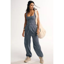 Load image into Gallery viewer, FP Movement Free People Inbound Onesie Jumpsuit Skyline/Misty Blue L

