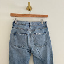 Load image into Gallery viewer, AGOLDE Toni Mid Rise Denim Medium Wash Straight Jeans Blue 24
